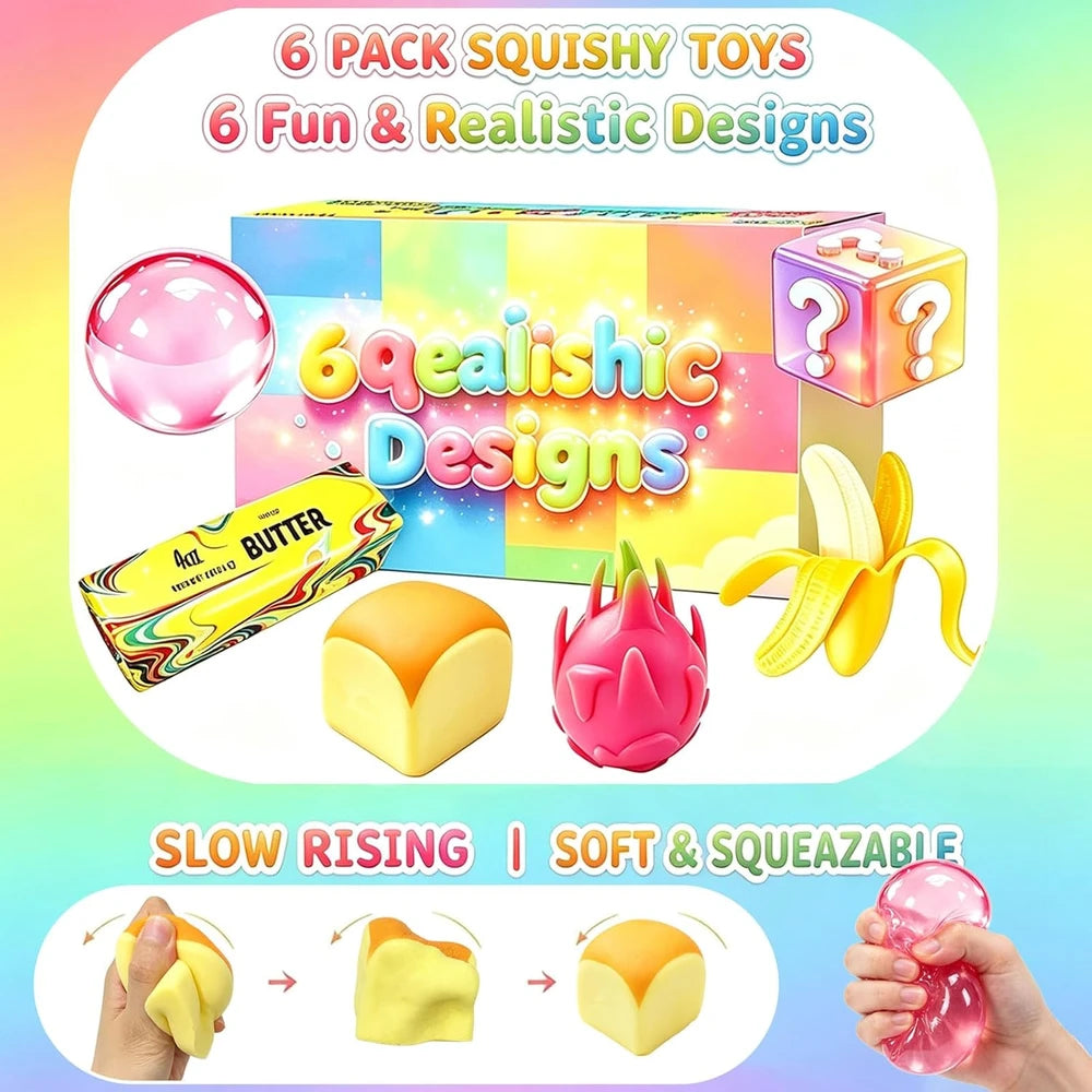Slow Rising Squishy Toy Variety Pack
