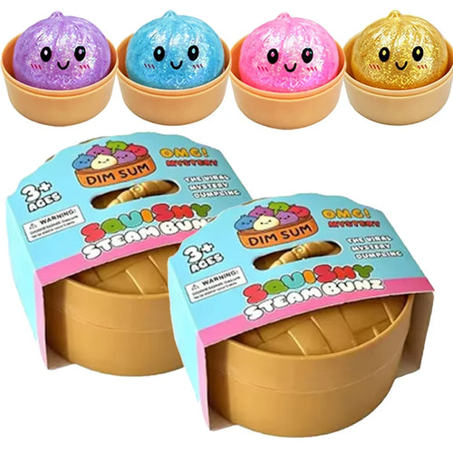 Glitter Dumpling Squishy Stress Relief Toy