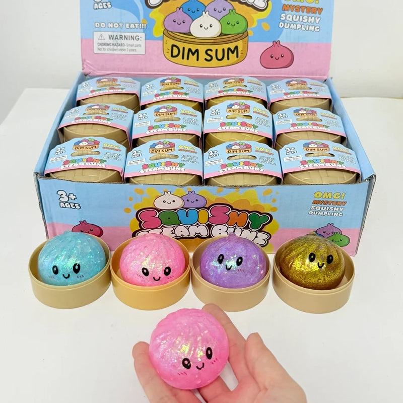 Glitter Dumpling Squishy Stress Relief Toy