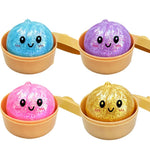 Glitter Dumpling Squishy Stress Relief Toy